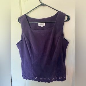 purple womens tank top